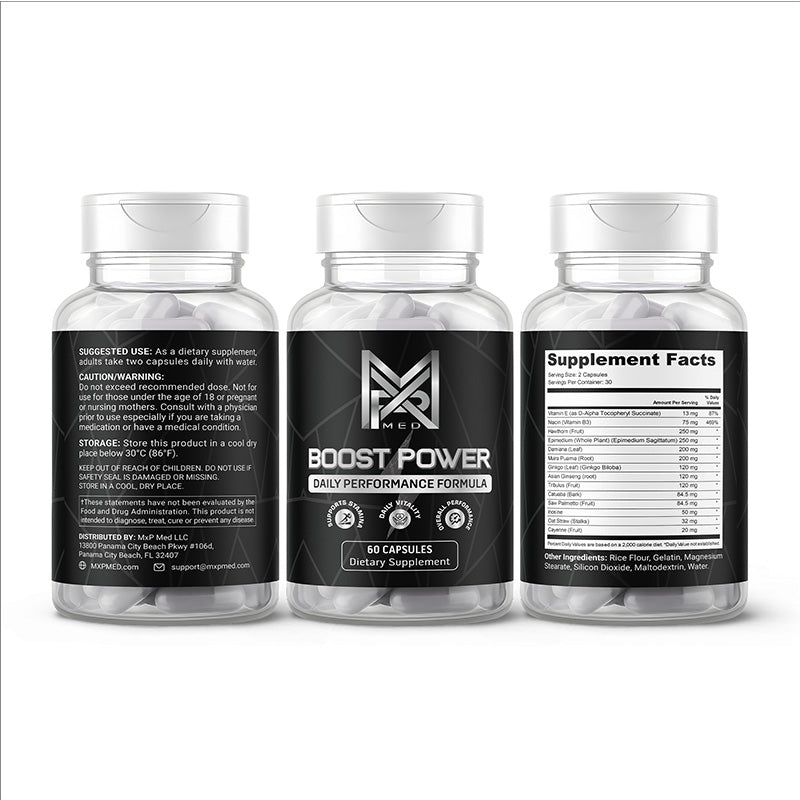 Boost Power for Men – Male Performance & Blood Flow Support