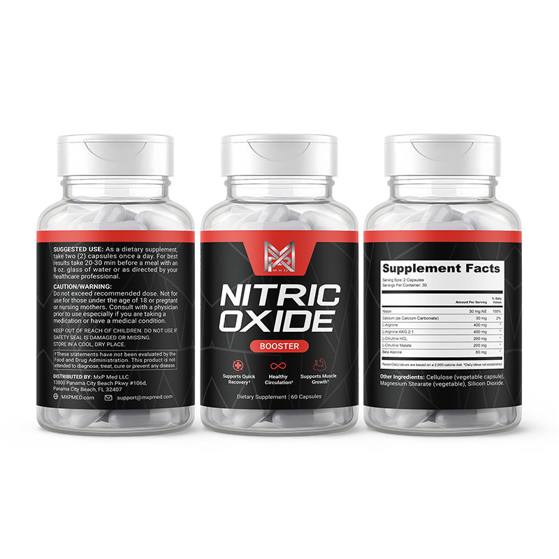 Nitric Oxide Booster for Men – Blood Flow, Pump & Endurance Support